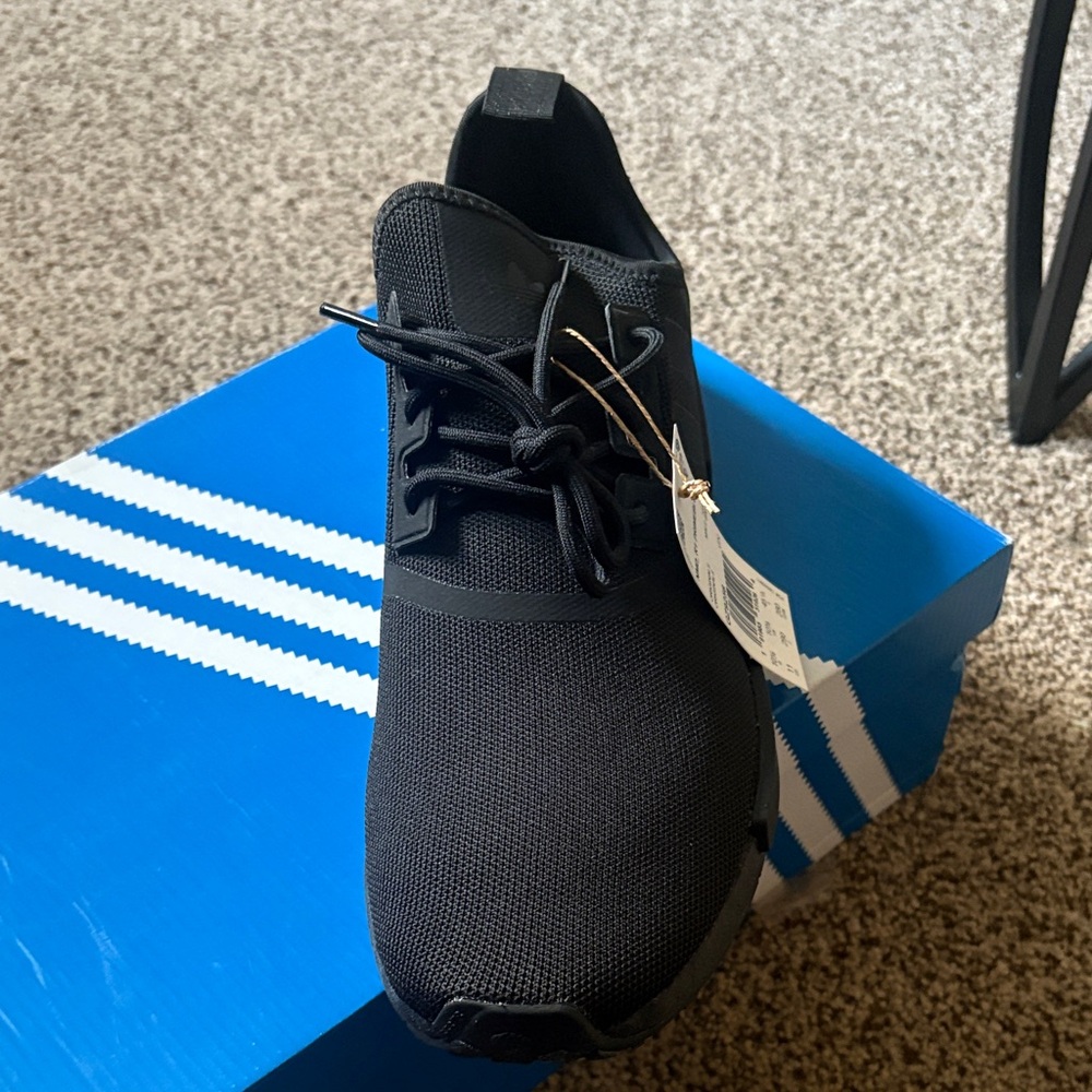 Adidas Men's Triple Black Sneakers - Picture 2 of 5